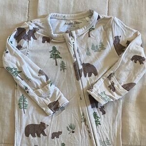 Angel Dear Bear and Tree Print Kids Pajamas